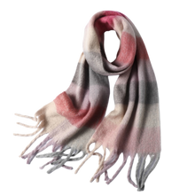 Load image into Gallery viewer, Women's plaid winter scarf