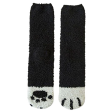 Load image into Gallery viewer, Cat paw winter socks