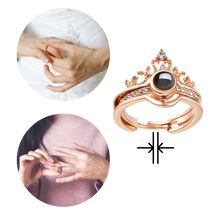 Load image into Gallery viewer, Anillo "Te amo" en 100 idiomas - Ozerty