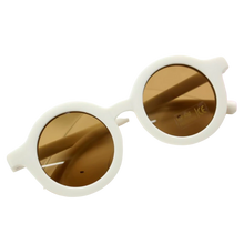 Load image into Gallery viewer, Vintage round sunglasses for kids ages 1-5