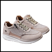 Cargar imagen en el visor de la galería, Zapatillas con cuña y cristales strass
- Ozerty