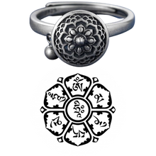 Load image into Gallery viewer, Anillo de mantra budista giratorio para mujer - Ozerty
