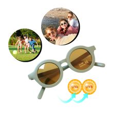 Cargar imagen en el visor de la galería, Gafas de sol redondas vintage para niños de 1 a 5 años - Ozerty

